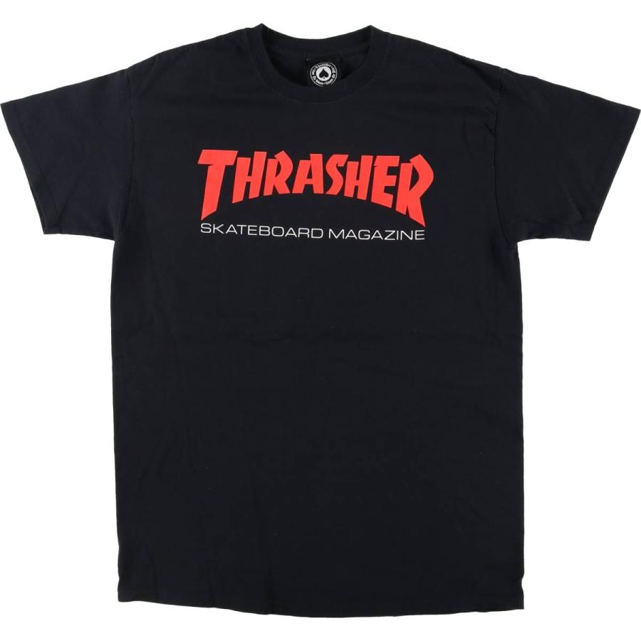 THRASHER - 古着 スラッシャー THRASHER ロゴプリントTシャツ レディースM相当 /eaa532271 THRASHER（スラッシャー） 古着 ロゴプリントTシャツ レディースM相当