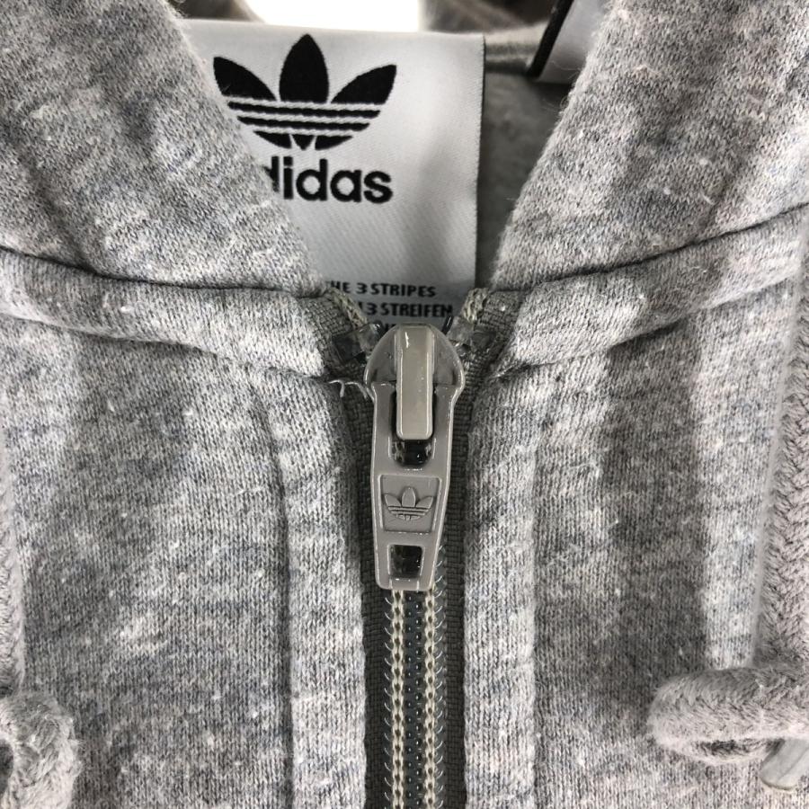 adidas - 古着 アディダス adidas ORIGINALS オリジナルス バックロゴ スウェットフルジップパーカー レディースM相当 /eaa532287 adidas 古着 アディダス ORIGINALS オリジナルス バックロゴ