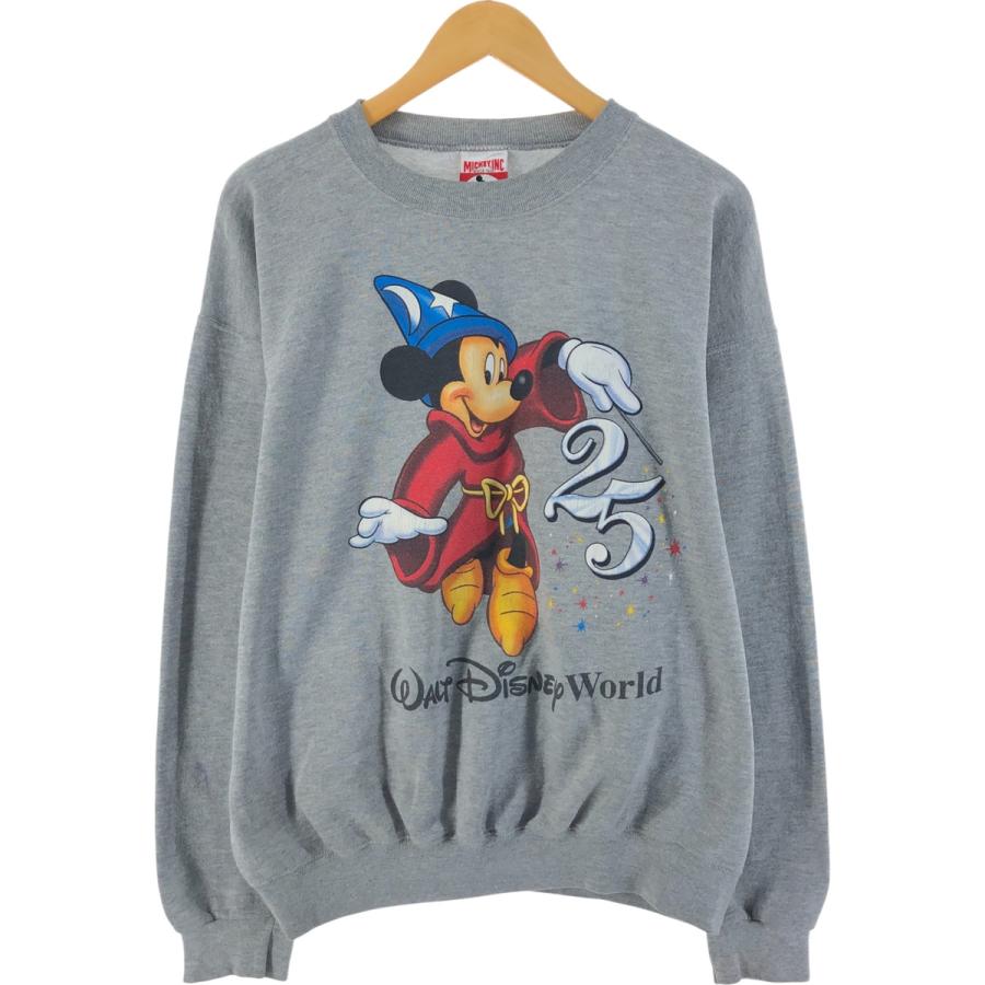 90s　ディズニー　ミッキーマウス　スウェット　トレーナー　ヴィンテージ　M-L 90's Disney オールドディズニー USA製 アメリカ製 スウェット