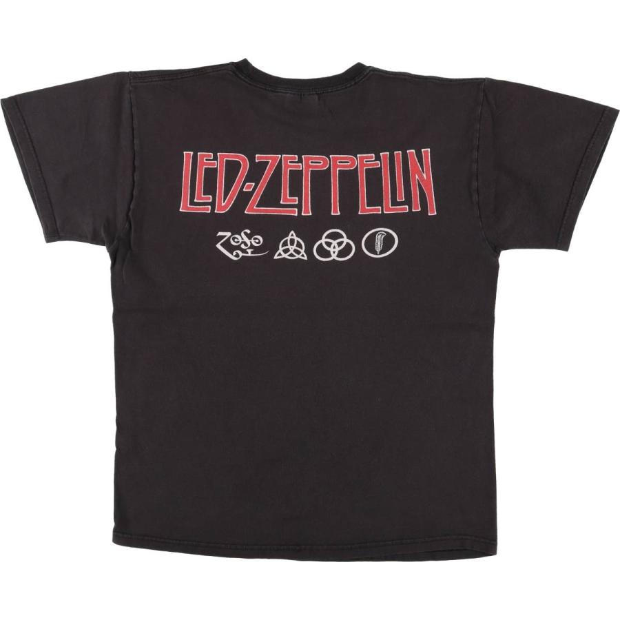 00s Hanes LED ZEPPELIN バンドTシャツ　黒　M 楽天市場】00s レッドツェッペリン Led Zeppelin Hanes バンドT