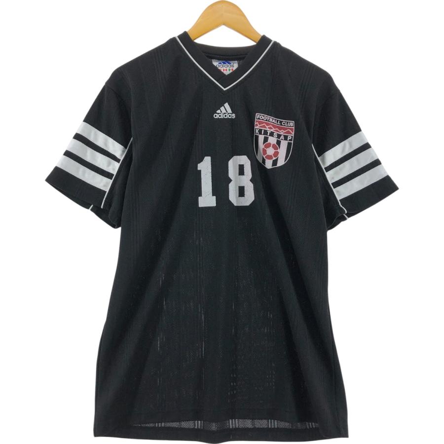 adidas（アディダス） 古着 90年代 バックプリント Vネック サッカー