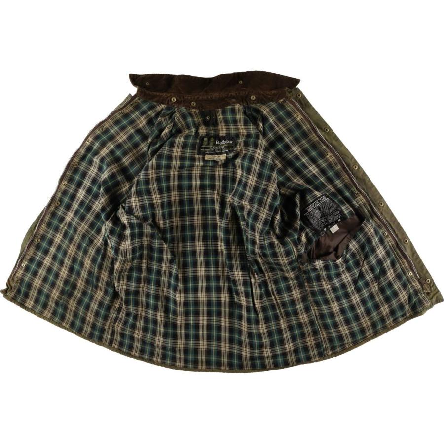1980〜ヴィンテージバブアー ゲームフェア 2ワラント VINTAGE】82～87s 2WARRANT REPROOF Barbour『GAMEFAIR』OLIVE