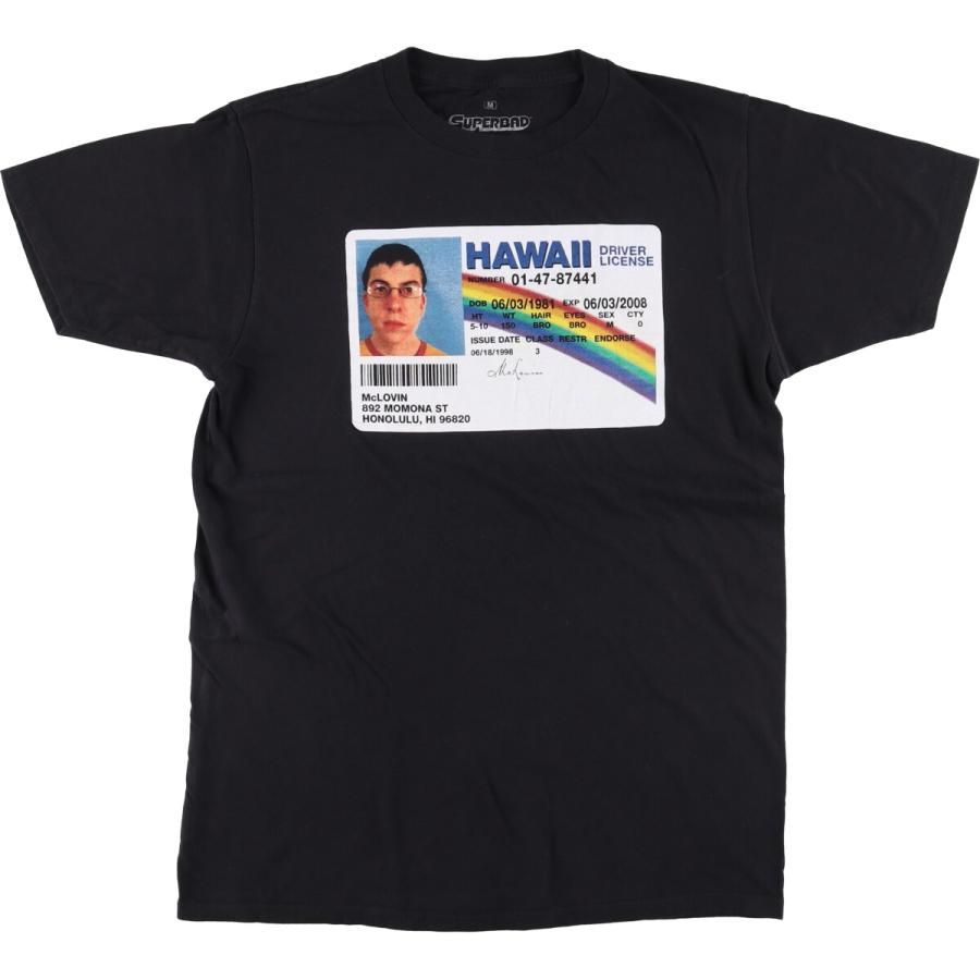 映画　SUPERBAD スーパーバッド　Tシャツ　ムービーTシャツ 古着 Superbad スーパーバッド 童貞ウォーズ 映画 ムービーT
