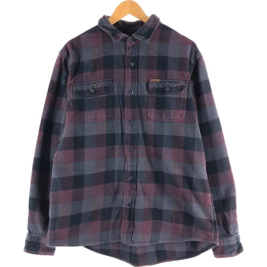 ORVIS フランネル チェックシャツ 長袖 古着 オービス ORVIS 長袖 フランネルチェックシャツ メンズL