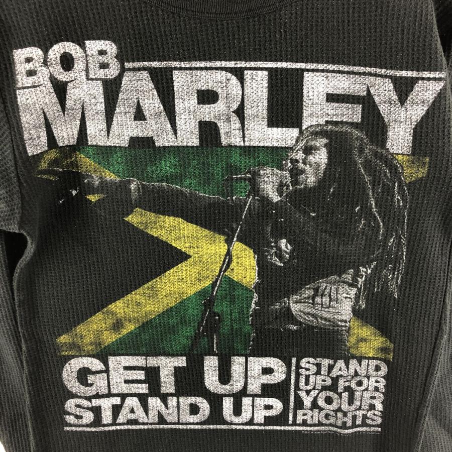 古着 ZION ROOTSWEAR BOB MARLEY ボブマーリー サーマルロングTシャツ 