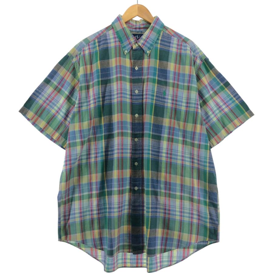 古着 ラルフローレン Ralph Lauren BLAKE 半袖 ボタンダウン