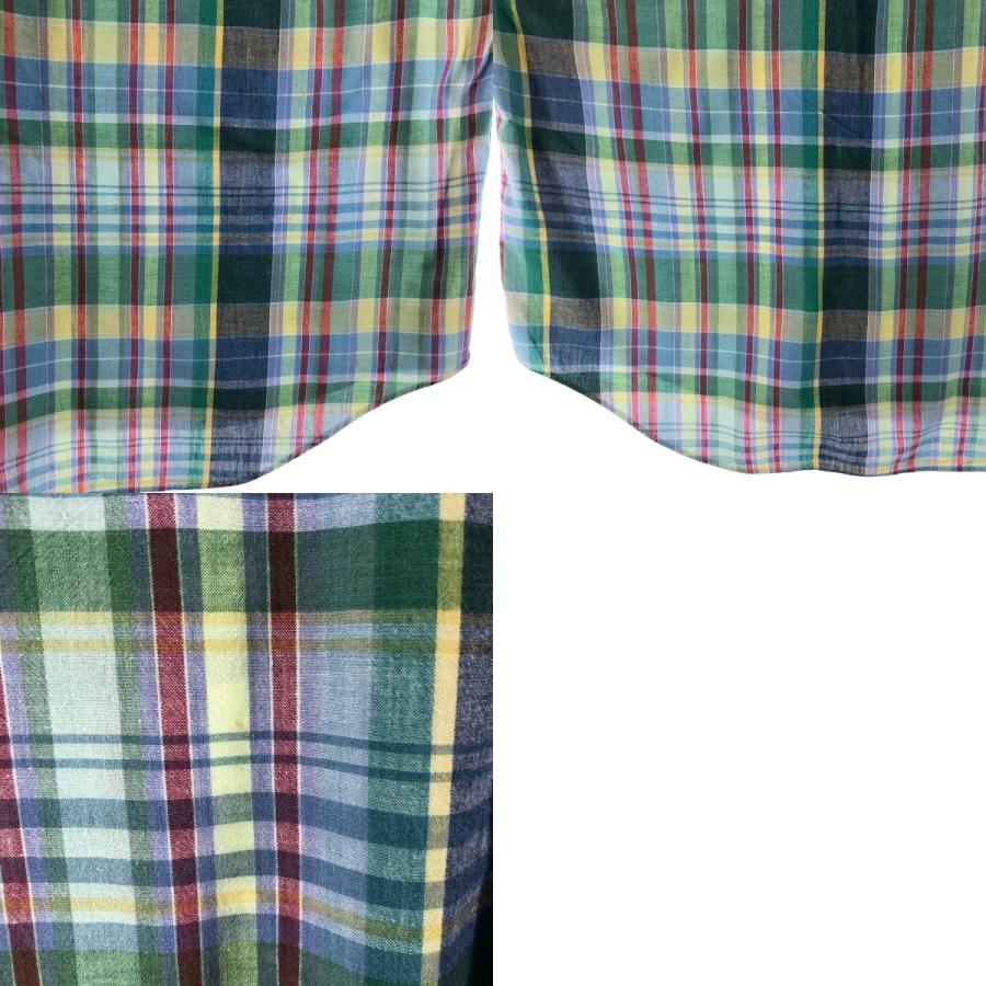 90s Ralph Lauren BLAKE 半袖シャツ ボタンダウン チェック 古着 ラルフローレン Ralph Lauren BLAKE 半袖 ボタンダウン