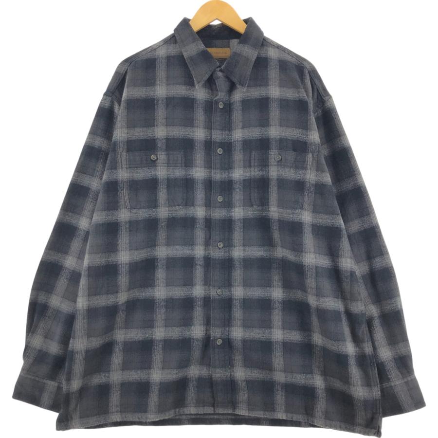 古着 セントジョンズベイ ST.JOHN'S BAY オンブレチェック 長袖