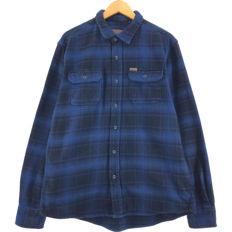 ORVIS ヘビーネルシャツ　チェック 00's ORVIS オンブレチェック柄 ヘビーネルシャツ