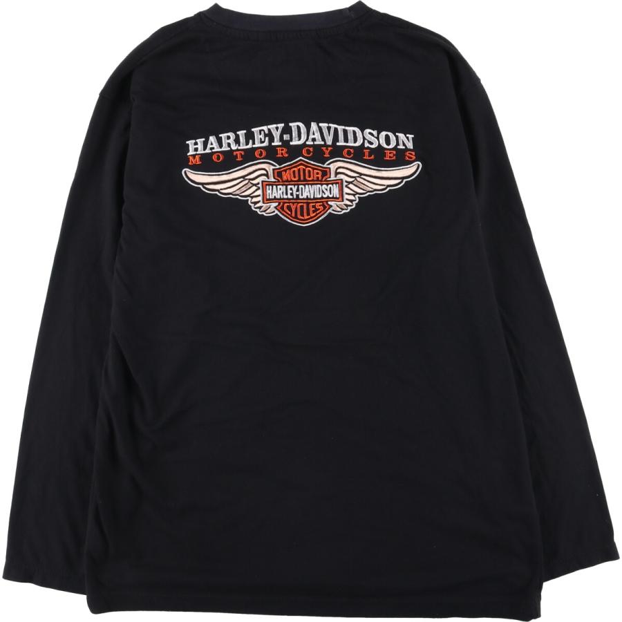 古着 ハーレーダビッドソン Harley-Davidson ロングTシャツ ロンT