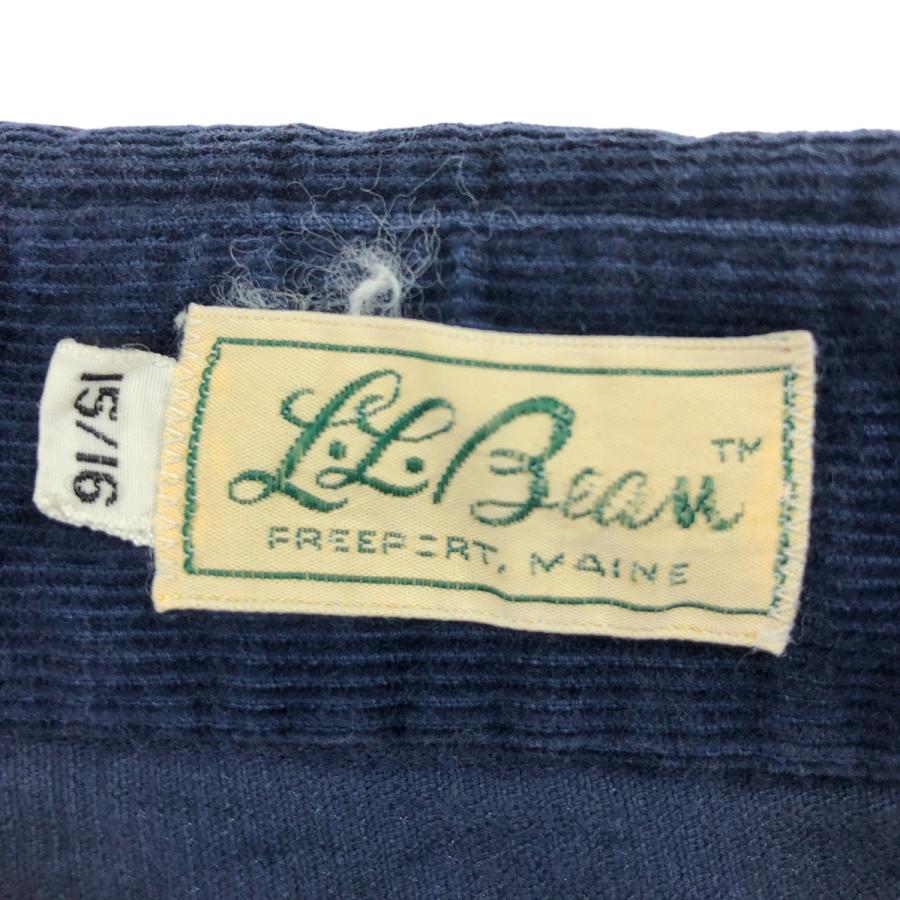 L.L.Bean（エルエルビーン） 古着 60年代 筆記体白タグ 長袖