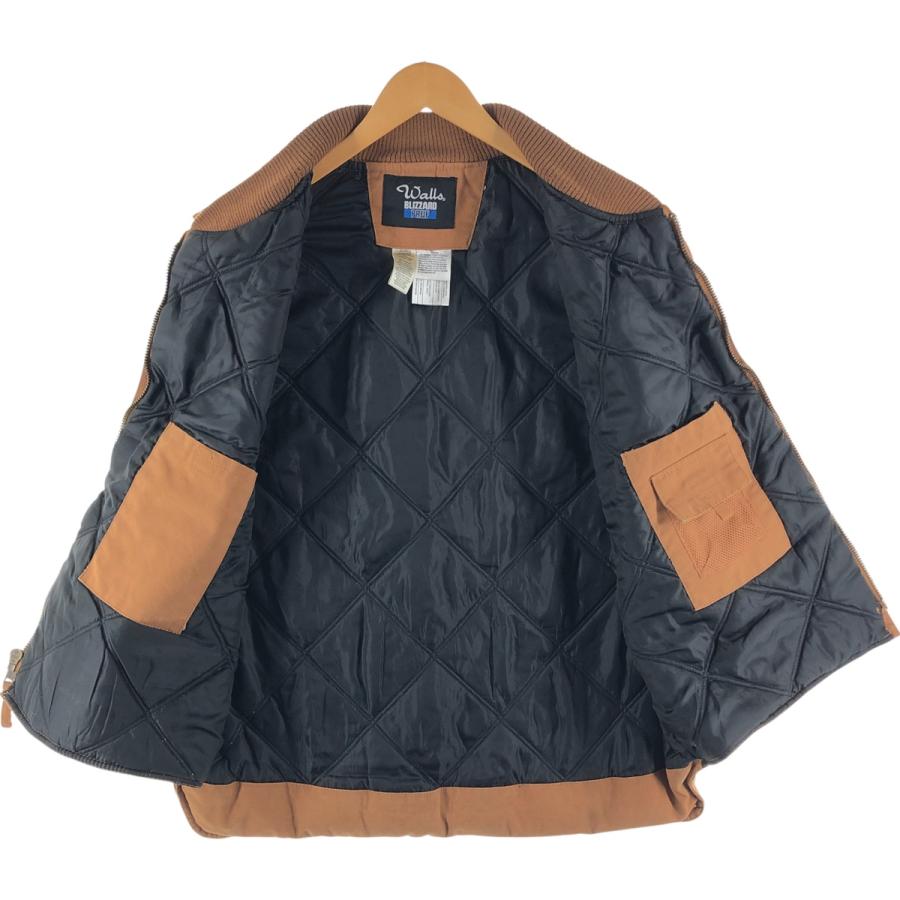 古着 ウォールズ Walls BLIZZARD PRUF 中綿入り ダックベスト メンズXL