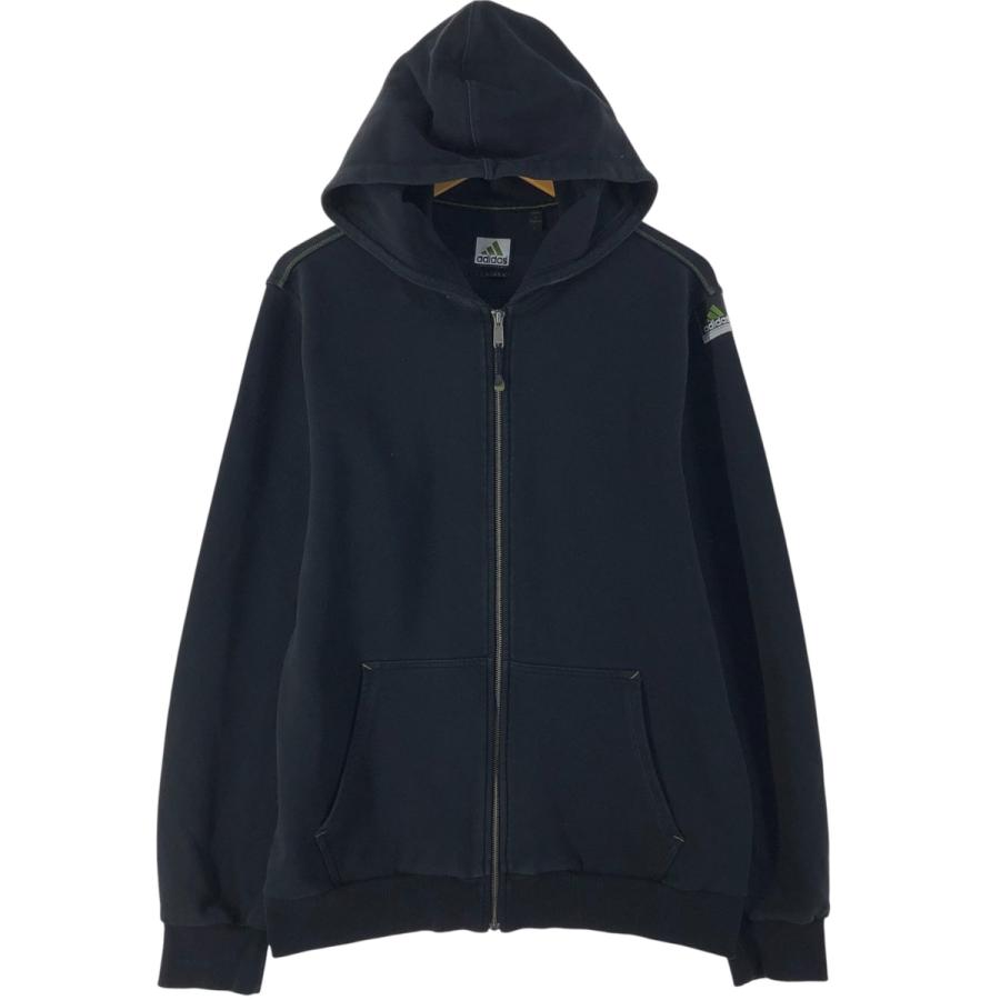 90s  EQUIPMENT スウェットパーカー エキップメント adidas（アディダス） 古着 00年代 adidas EQUIPMENT エキップメント