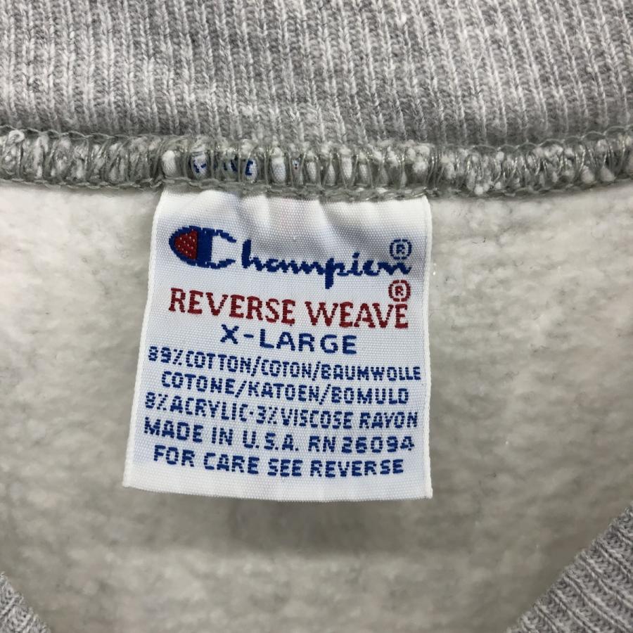 Champion 古着 90年代 チャンピオン リバースウィーブ 刺繍タグ  