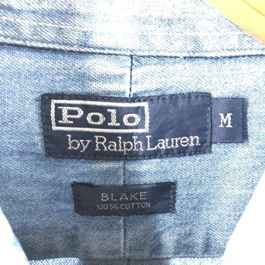 古着 ラルフローレン Ralph Lauren POLO by BLAKE 長袖 ボタンダウン