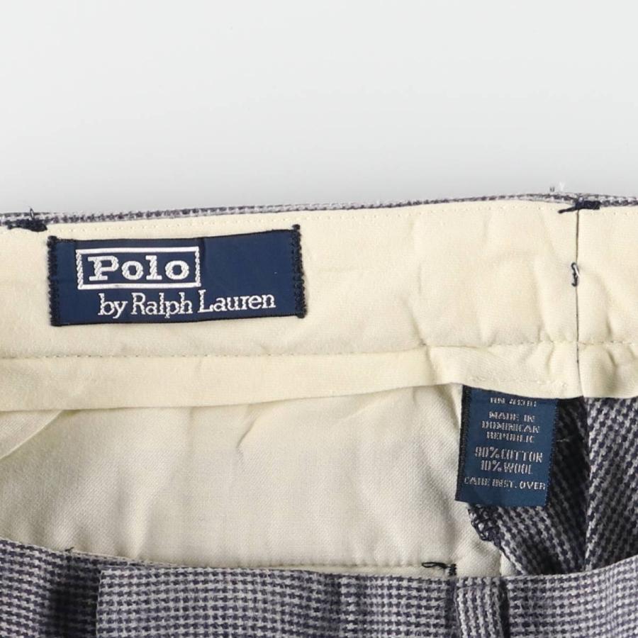 古着 ラルフローレン POLO by Ralph Lauren チェック柄 千鳥格子柄
