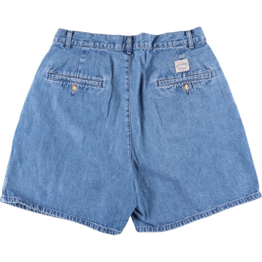 ポロラルフローレン デニムショートパンツ ツータック デニム