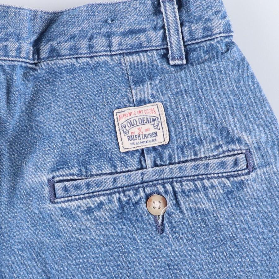 古着 90年代 ラルフローレン POLO by Ralph Lauren ツータック デニム