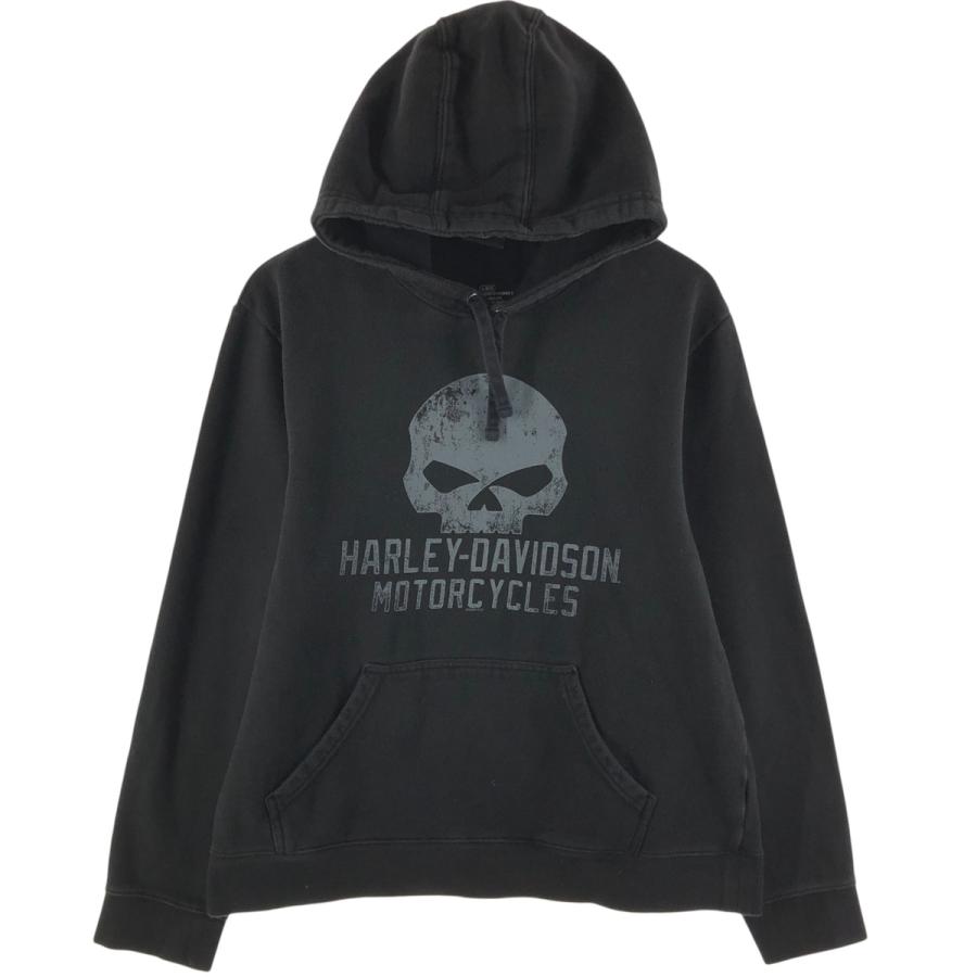 古着 ハーレーダビッドソン Harley-Davidson ドクロ柄 スカル柄