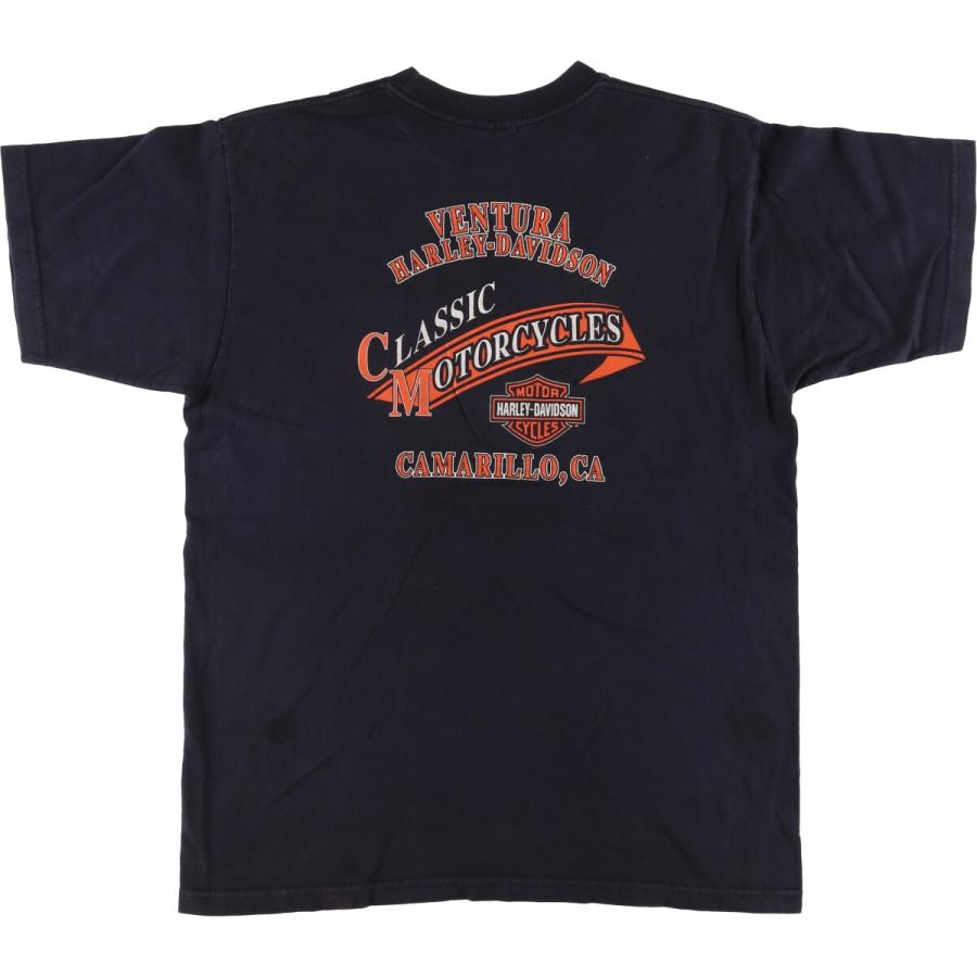古着 00年代 ハーレーダビッドソン Harley-Davidson 鷲柄 イーグル柄  