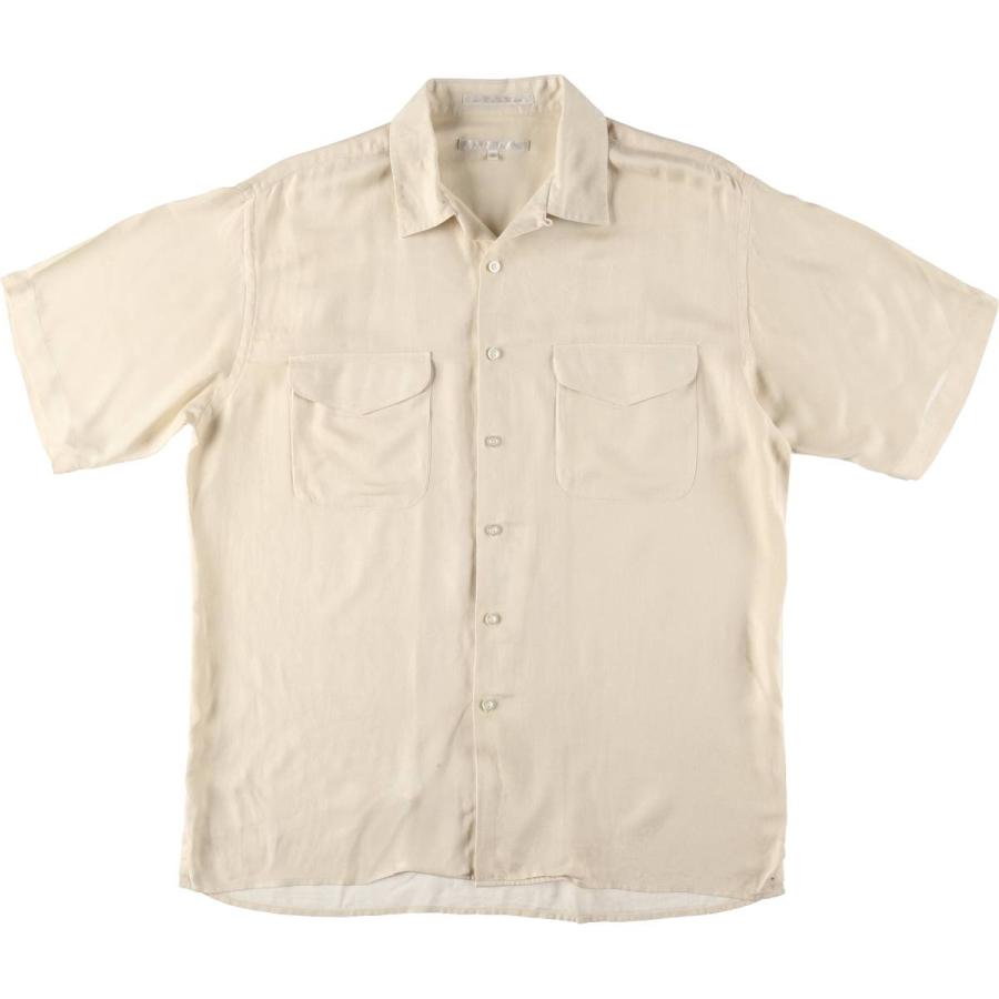 古着 90年代 ペリーエリス PERRY ELLIS 半袖 オープンカラー