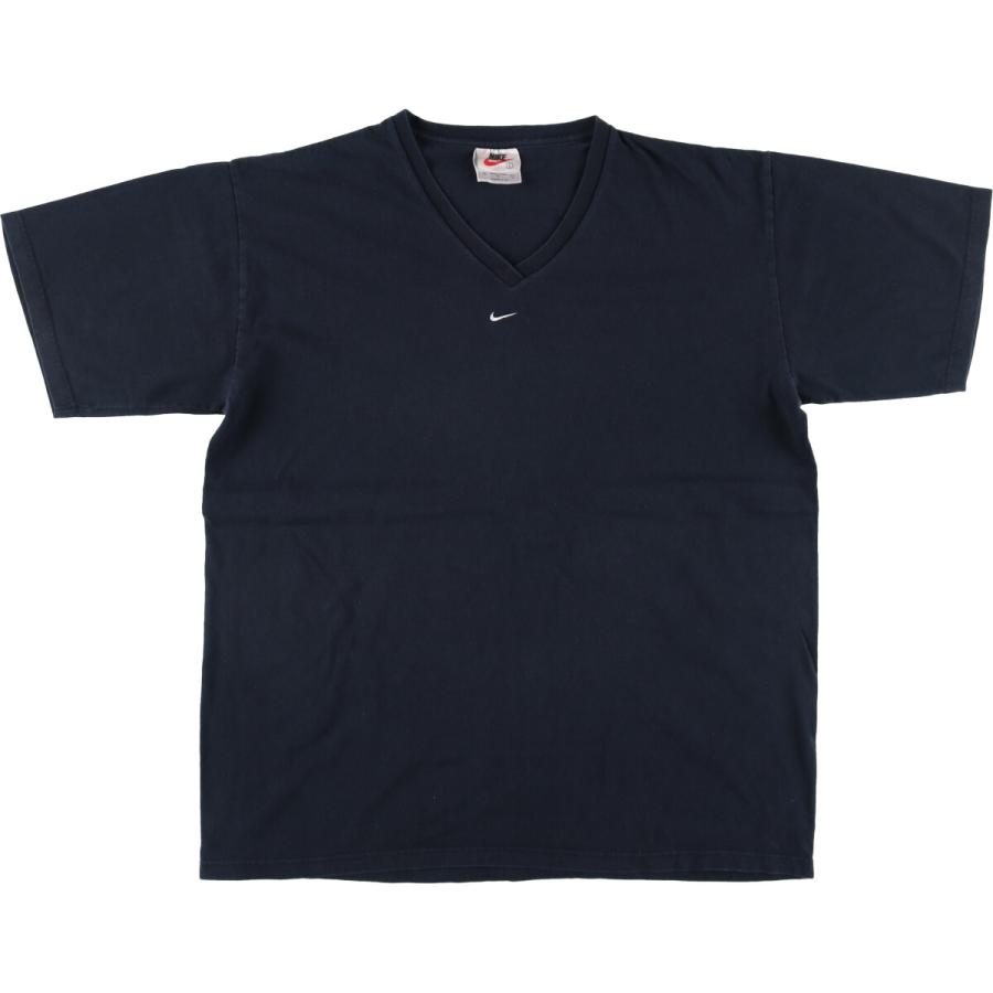 NIKE（ナイキ） 古着 90年代 NIKE Vネック ワンポイントロゴTシャツ