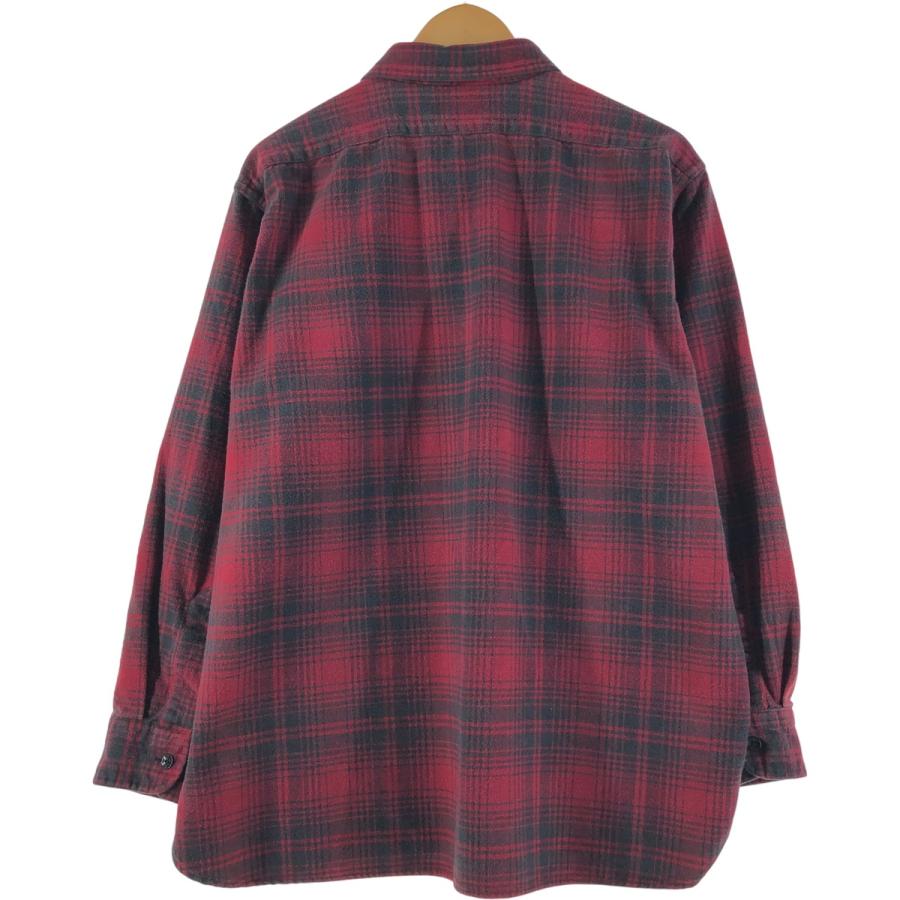 【最高カラー、80年代usa製】L.L.Beanチェックシャツ古着アメカジ長袖 L.L.Bean（エルエルビーン） 古着 90~00年代 オンブレチェック 長袖