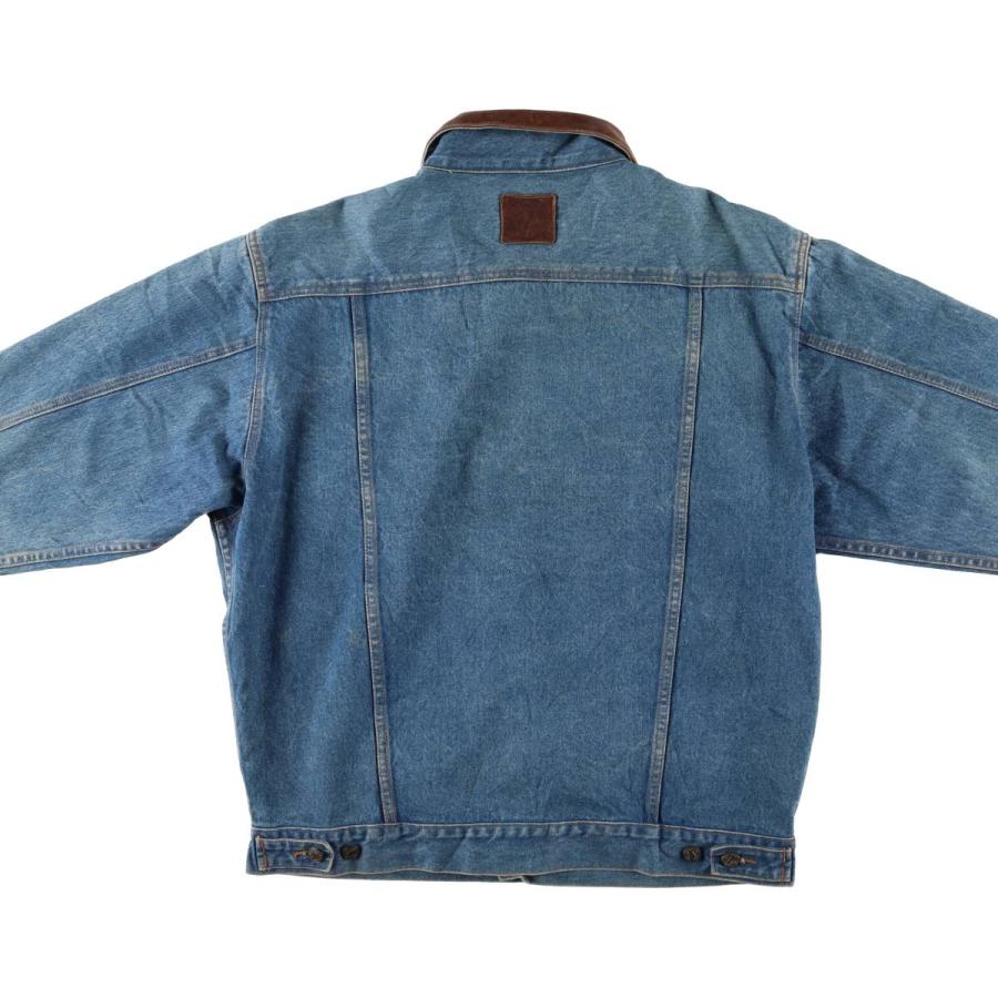 Marlboro デニムジャケット Lサイズ 古着 90年代 Marlboro マールボロ デニムジャケット メンズL相当