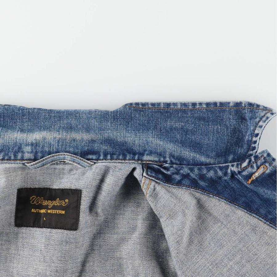 【Wrangler】ヴィンテージデニムジャケット 80's Wrangler 74136NV デニムジャケット SIZE 44L【0915A11