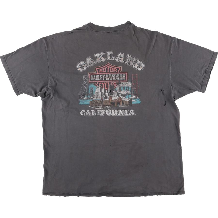 古着 ハーレーダビッドソン Harley-Davidson バックプリント モーター