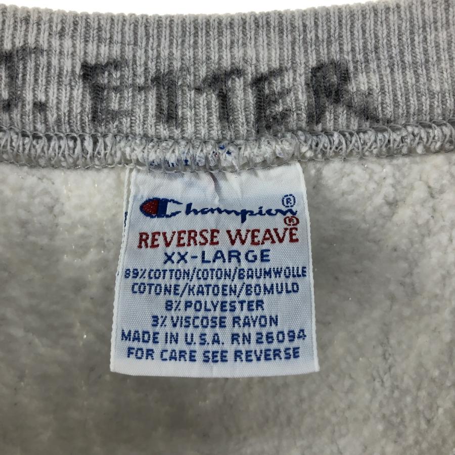 Champion 90年代USA製刺繍タグのReverseWeave トレーナー 90s 刺繍タグ USA チャンピオンリバースウィーブ チャンピオン