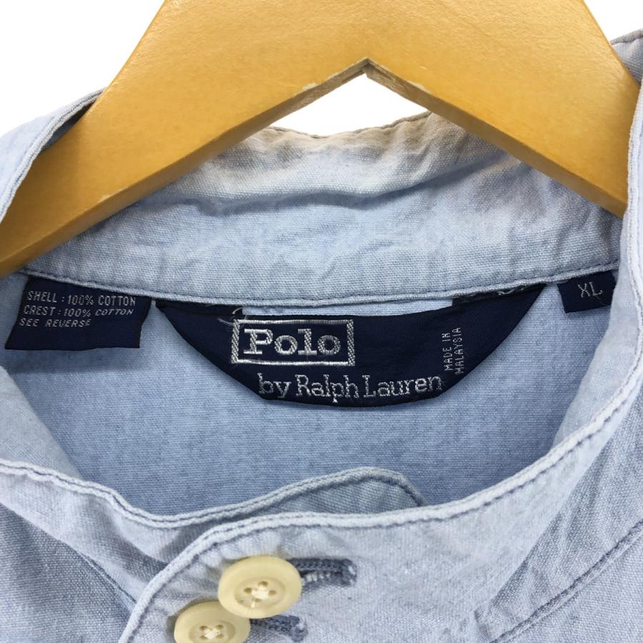 ラルフローレン　国内正規品　シャンブレー　ハリントンジャケット　スウィングトップ 古着 ラルフローレン Ralph Lauren POLO by シャンブレー ハリントン