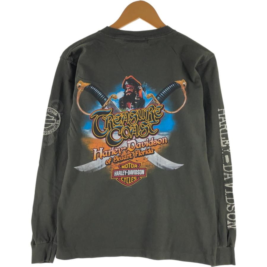 古着 ハーレーダビッドソン Harley-Davidson ロングTシャツ ロン