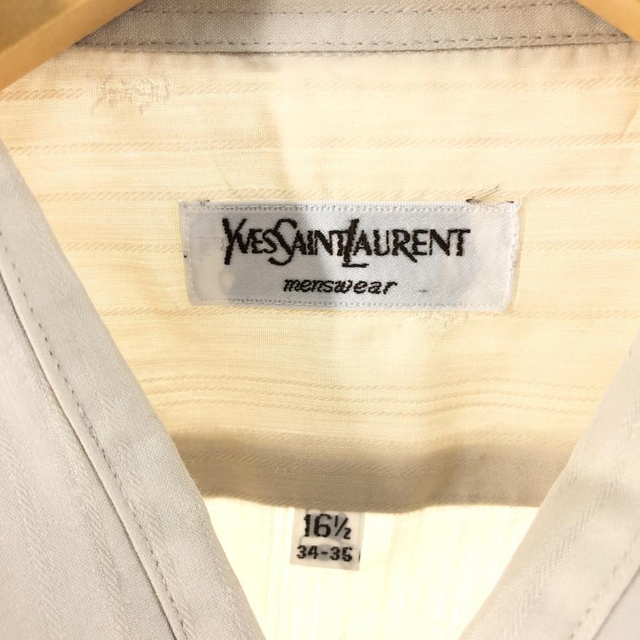 Yves Saint Laurent 古着 イヴサンローラン 長袖 ストライプ Yves Saint Laurent 古着 イヴサンローラン 長袖 ストライプ