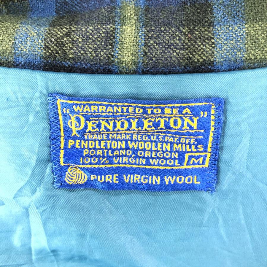 PENDLETON 古着 60年代 ペンドルトン チェック柄 ウール PENDLETON 古着 60年代 ペンドルトン チェック柄 ウール