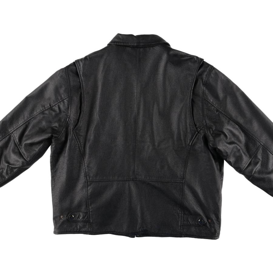 古着 セントジョンズベイ ST.JOHN'S BAY スイングトップタイプ レザー