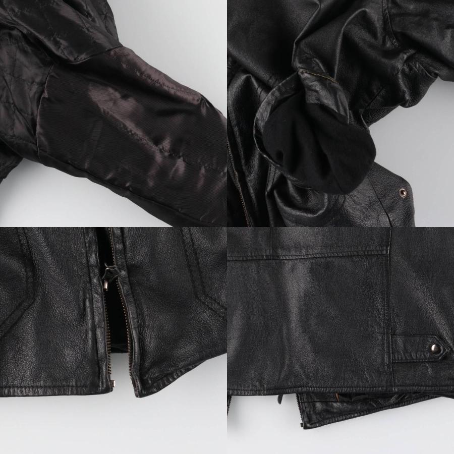 古着 セントジョンズベイ ST.JOHN'S BAY スイングトップタイプ レザー