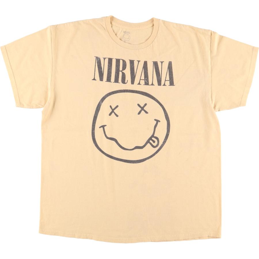 古着 NIRVANA ニルヴァーナ バンドTシャツ バンT メンズXL相当 