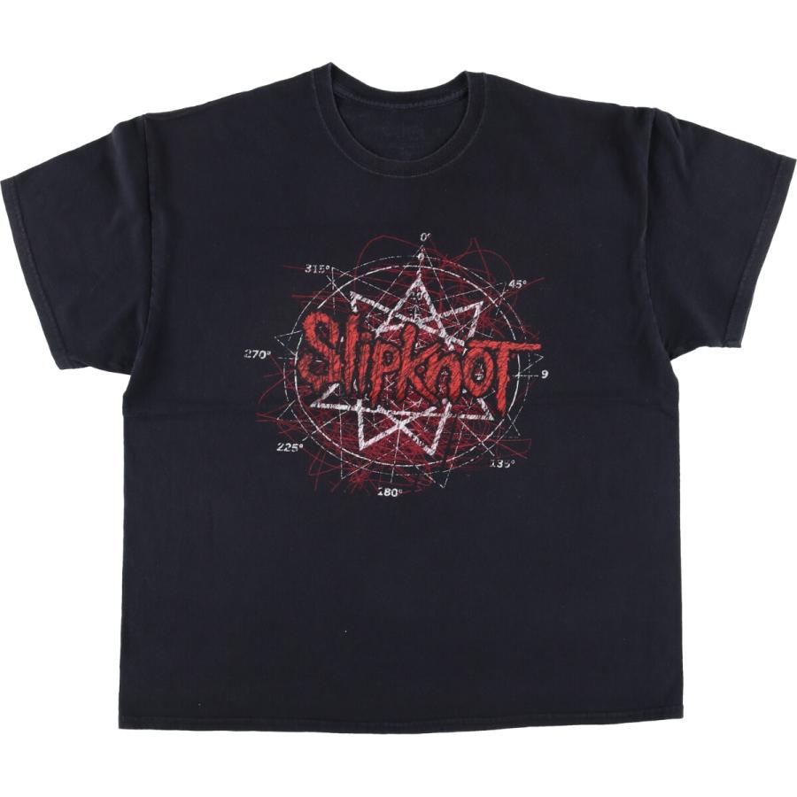 古着 SLIPKNOT スリップノット バンドTシャツ バンT メンズXL相当