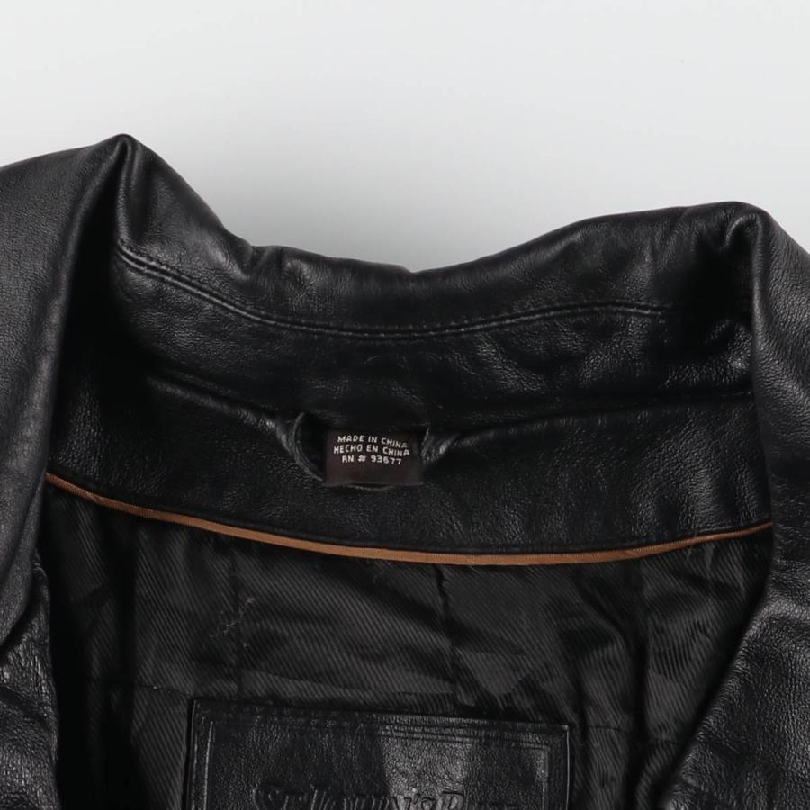 古着 セントジョンズベイ ST. JOHN'S BAY スイングトップタイプ レザー