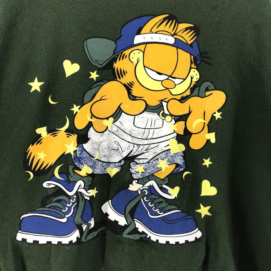 古着 70年代 GARFIELD ガーフィールド キャラクタースウェットシャツ トレーナー USA製 レディースM ヴィンテージ /taa003077 古着 GARFIELD ガーフィールド キャラクタースウェットシャツ