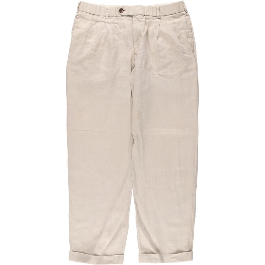 ブルックスブラザーズ Brooks Brothers リネン スラックス パンツ 37c8aa1f6a3d44665e5211aa9b5cd8