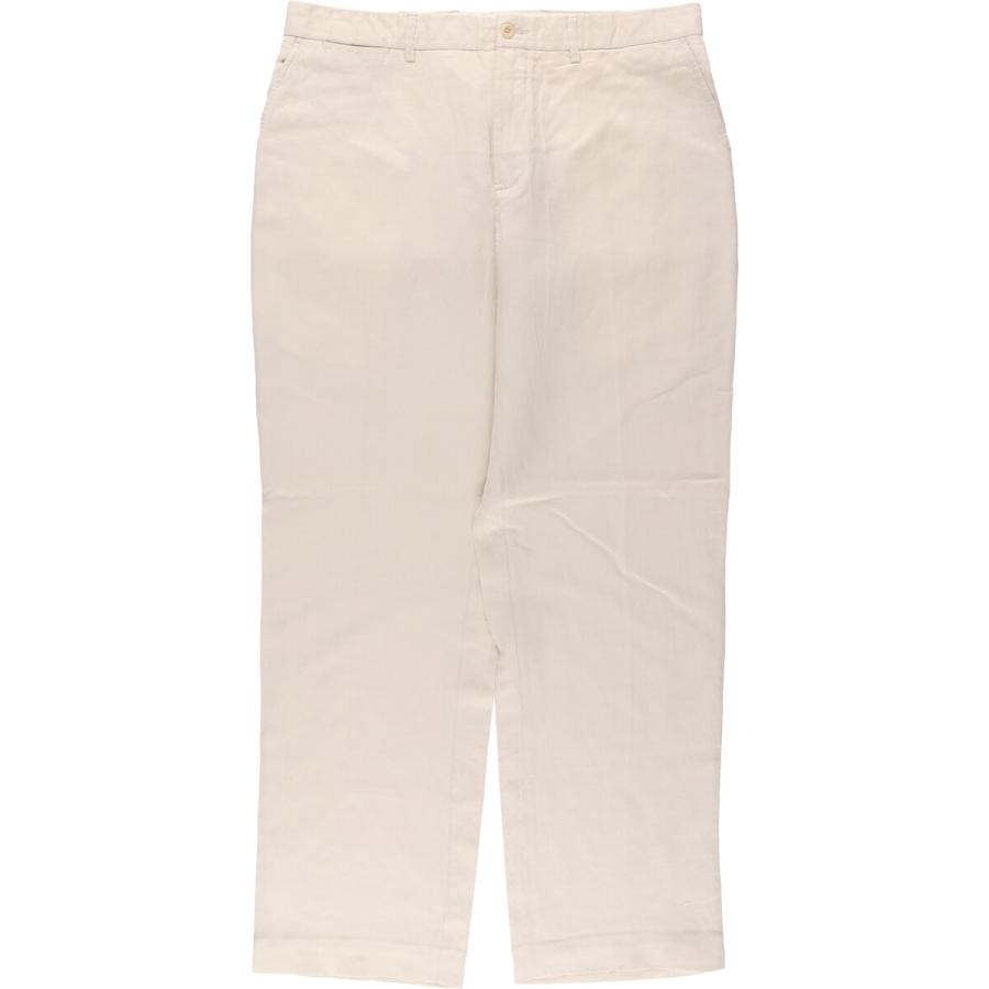 Polo Ralph Lauren ポロラルフローレン　リネンパンツ USED】90s POLO RALPH LAUREN SILK LINEN PANTS W36/L34 - 毎日