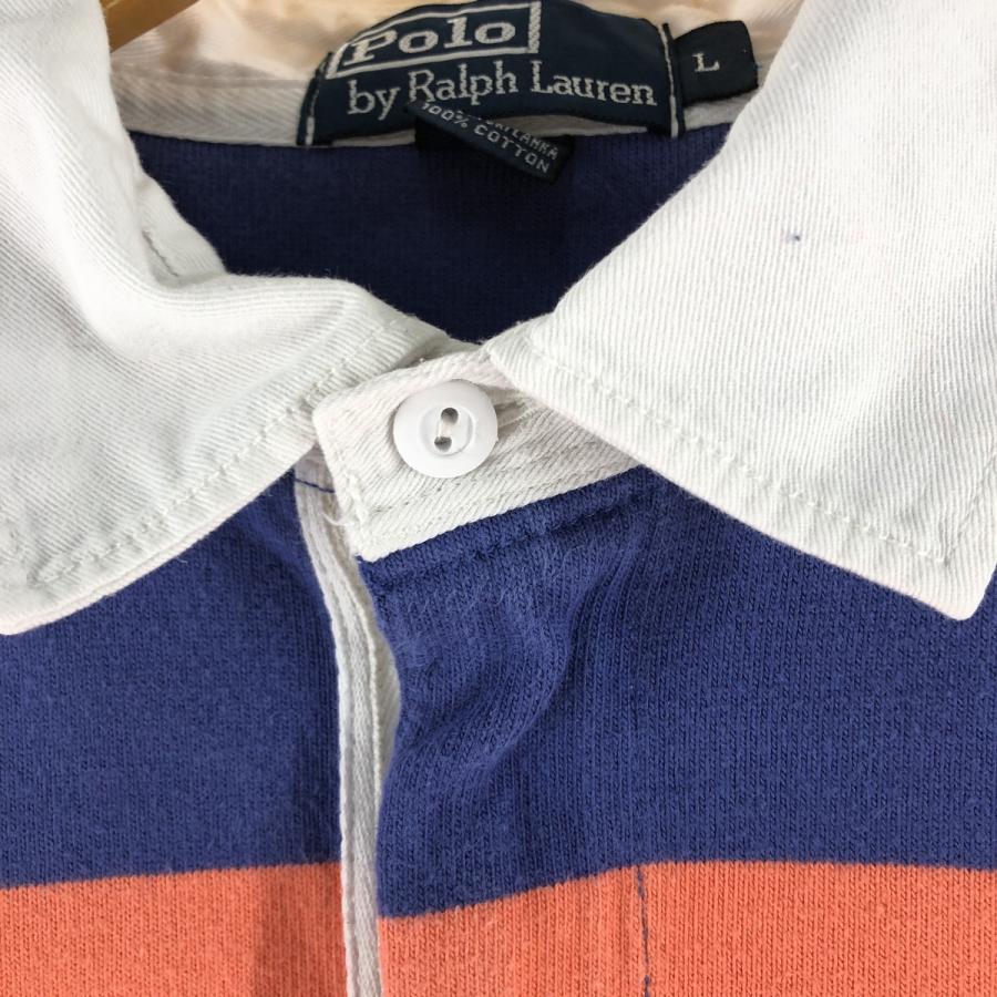 古着 ラルフローレン Ralph Lauren POLO by ボーダー柄 長袖 ラガー