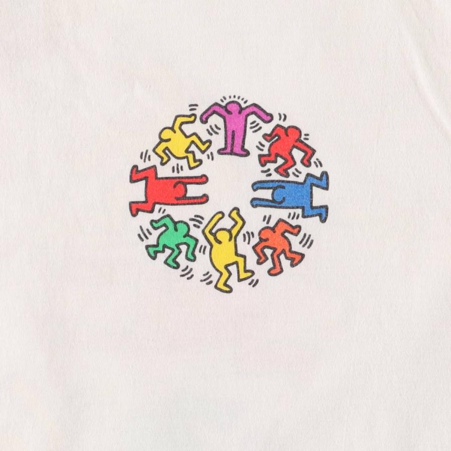 古着 KEITH HARING キースヘリング バックプリント ロングTシャツ ロン