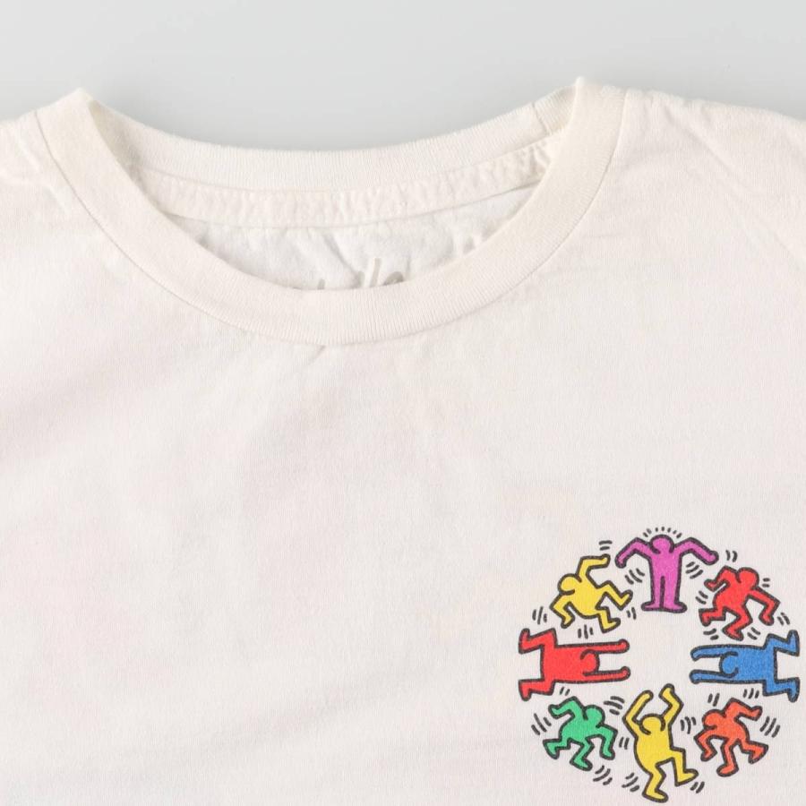 古着 KEITH HARING キースヘリング バックプリント ロングTシャツ ロン