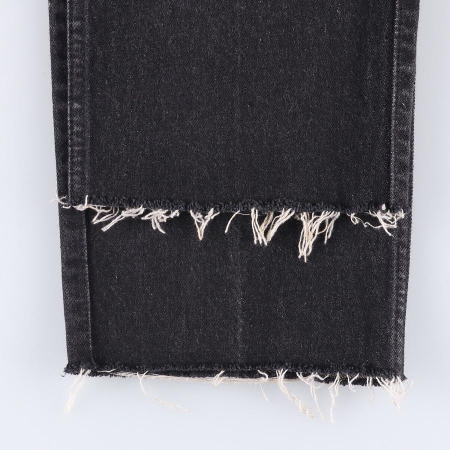 入手困難 90s vintage ブラックデニム 短丈 黒 古着 楽天市場】90s USA製 □ LEVIS リーバイス 951 リラックス