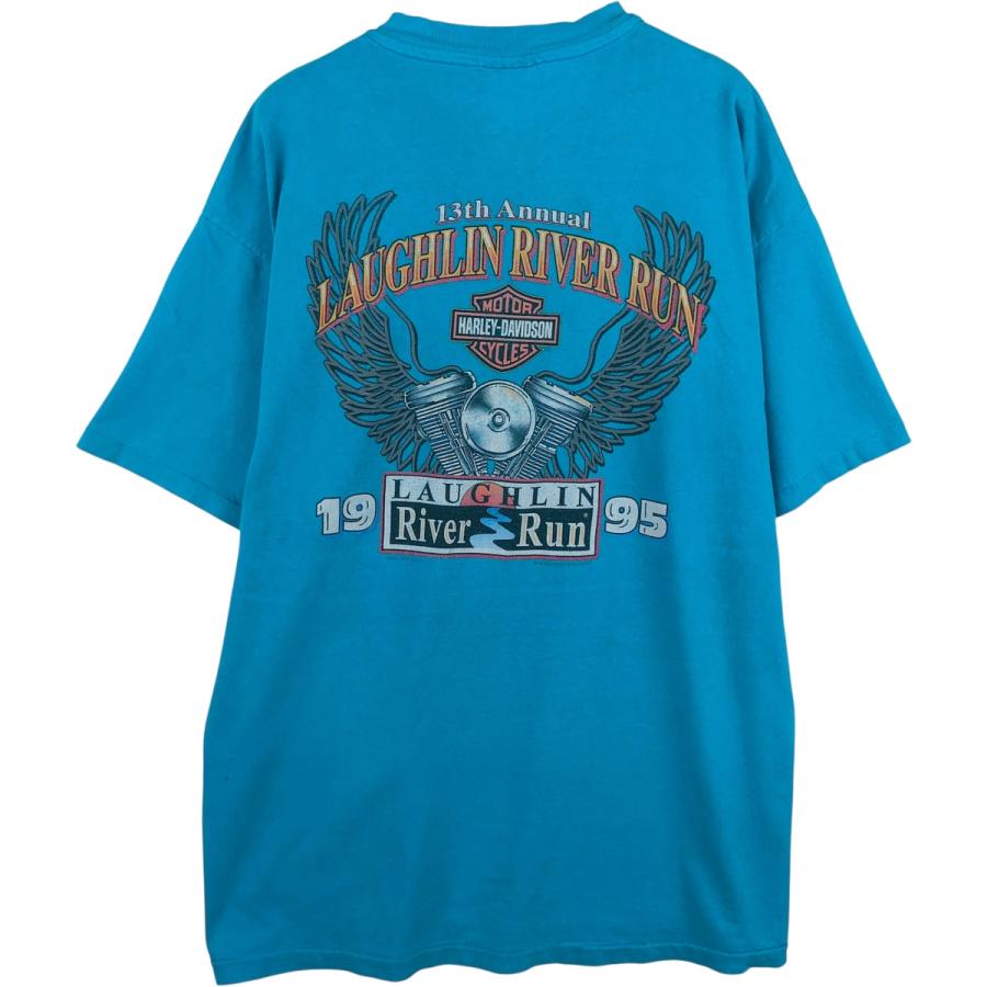 古着 ハーレーダビッドソン 鷲柄 イーグル柄 モーターサイクル バイクT