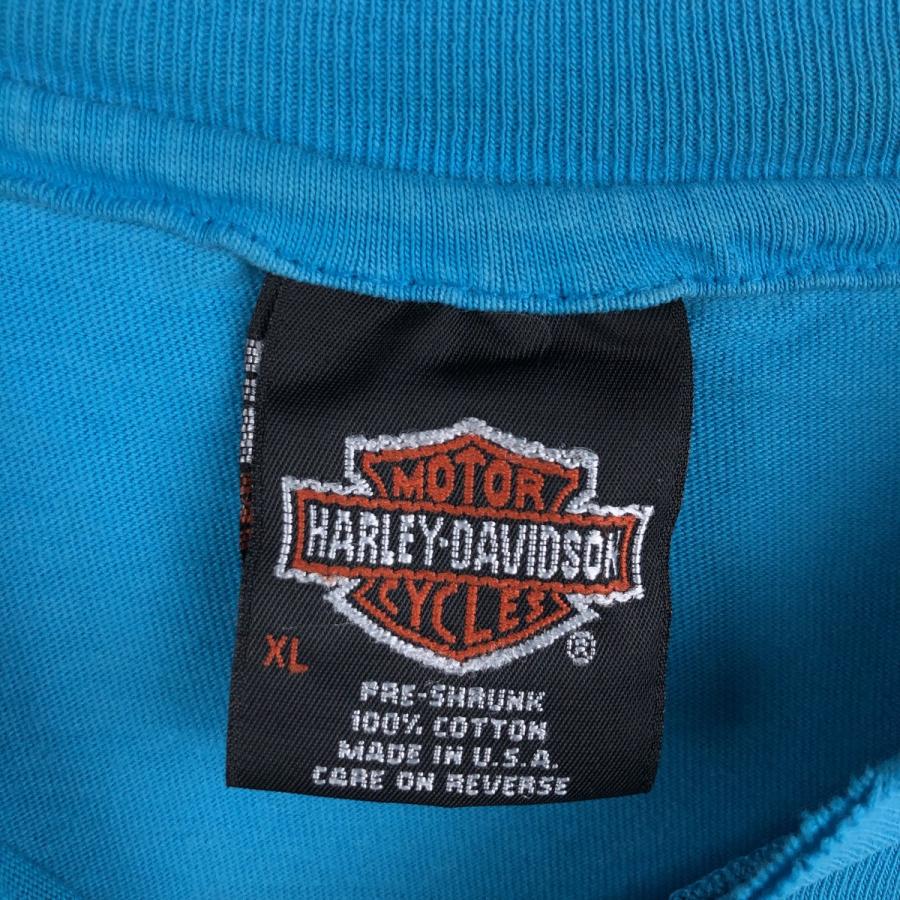古着 ハーレーダビッドソン 鷲柄 イーグル柄 モーターサイクル バイクT