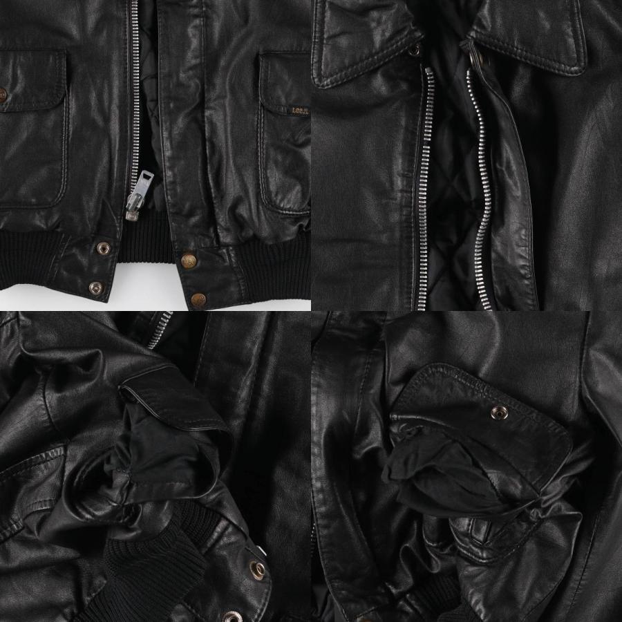 リアン（CHAUMET） 古着 80年代 リー Lee A-2タイプ レザーフライト  